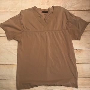 Tsumori Chisato Brown Distressed Tshirt Size 2